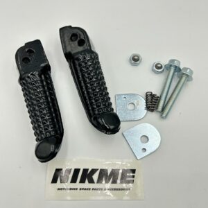 Μασπιε συνοδηγου αλλουμινιου NIKME μαυρα (ASTREA/CRYPTON)